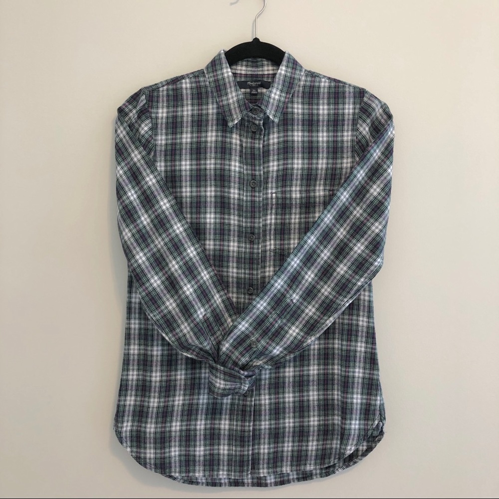 Madewell Plaid Button-Down Shirt